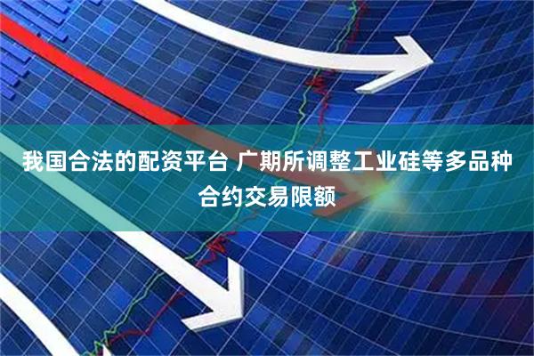 我国合法的配资平台 广期所调整工业硅等多品种合约交易限额